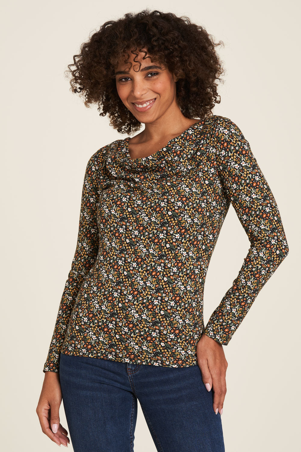 SALE: Wasserfall-Shirt Flora von Tranquillo