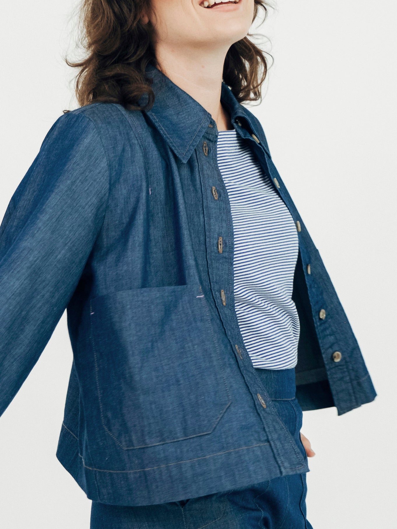 Jeans Overshirt von Mademoiselle Yéyé