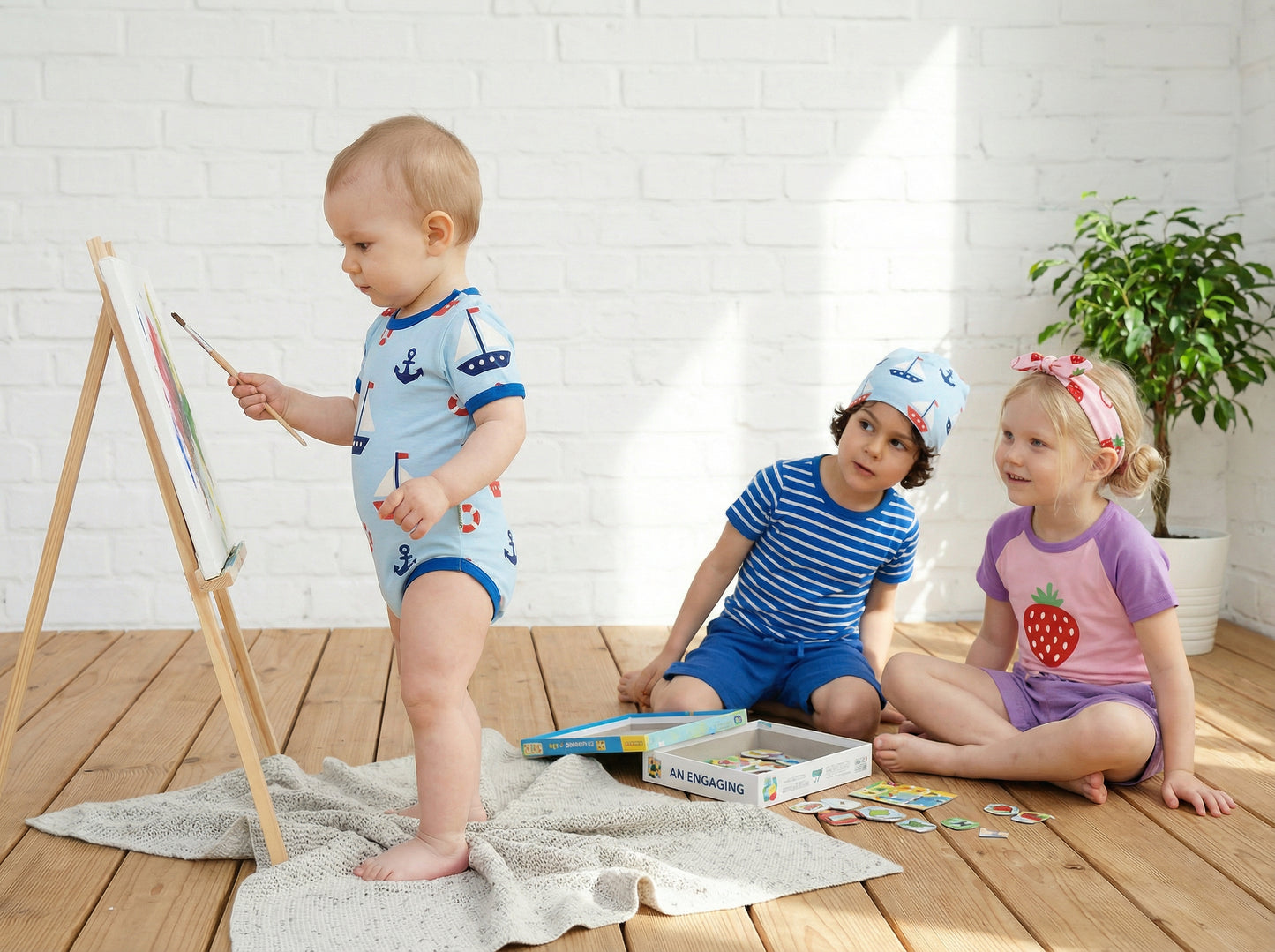 Raglan T-shirt mit Erdbeere von Maxomorra