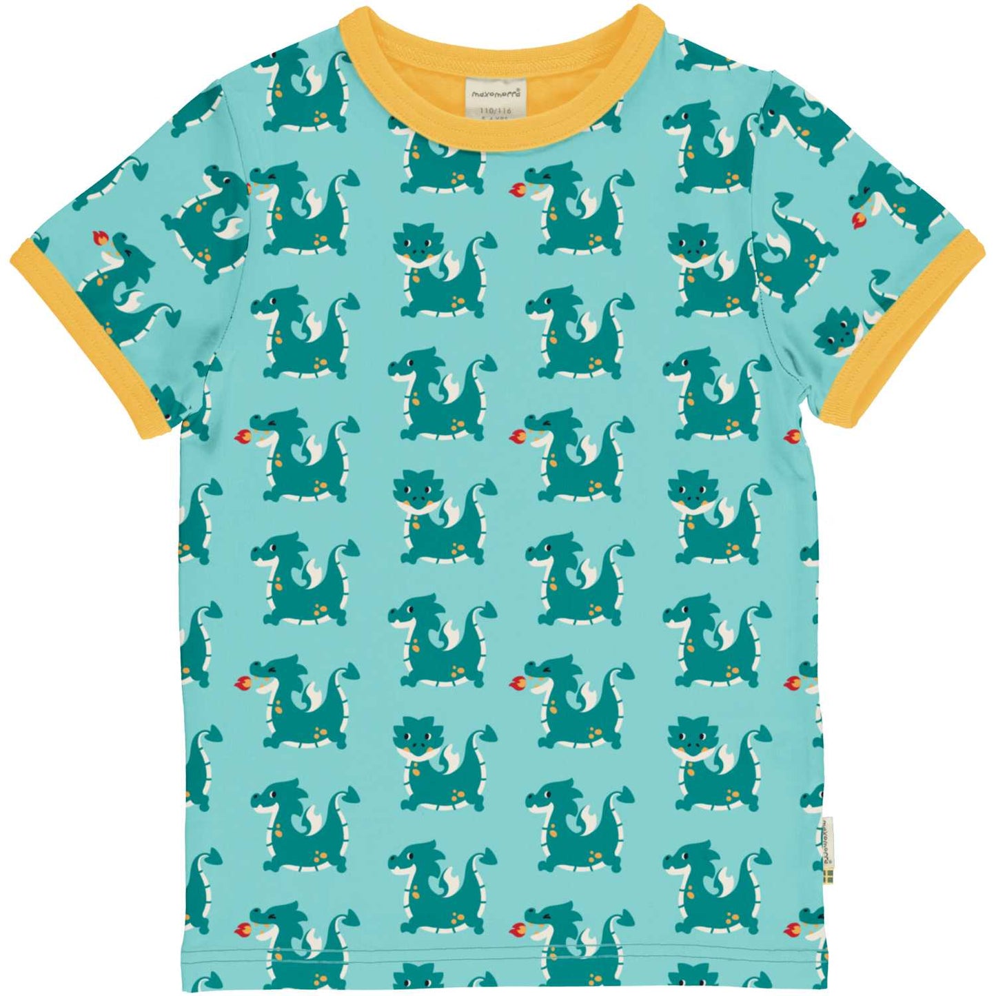 T-shirt mit Drachen von Maxomorra