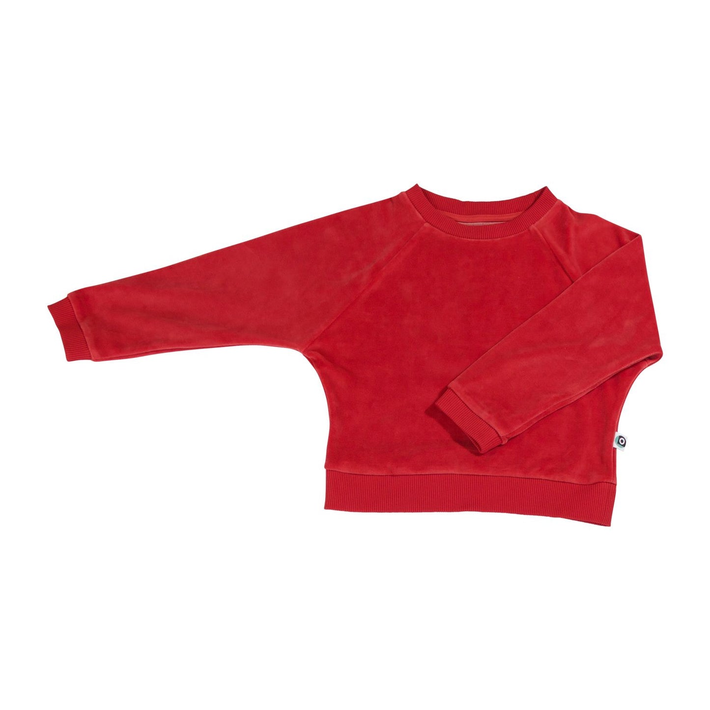 SALE: Velours-Pulli in Rot-Rosa