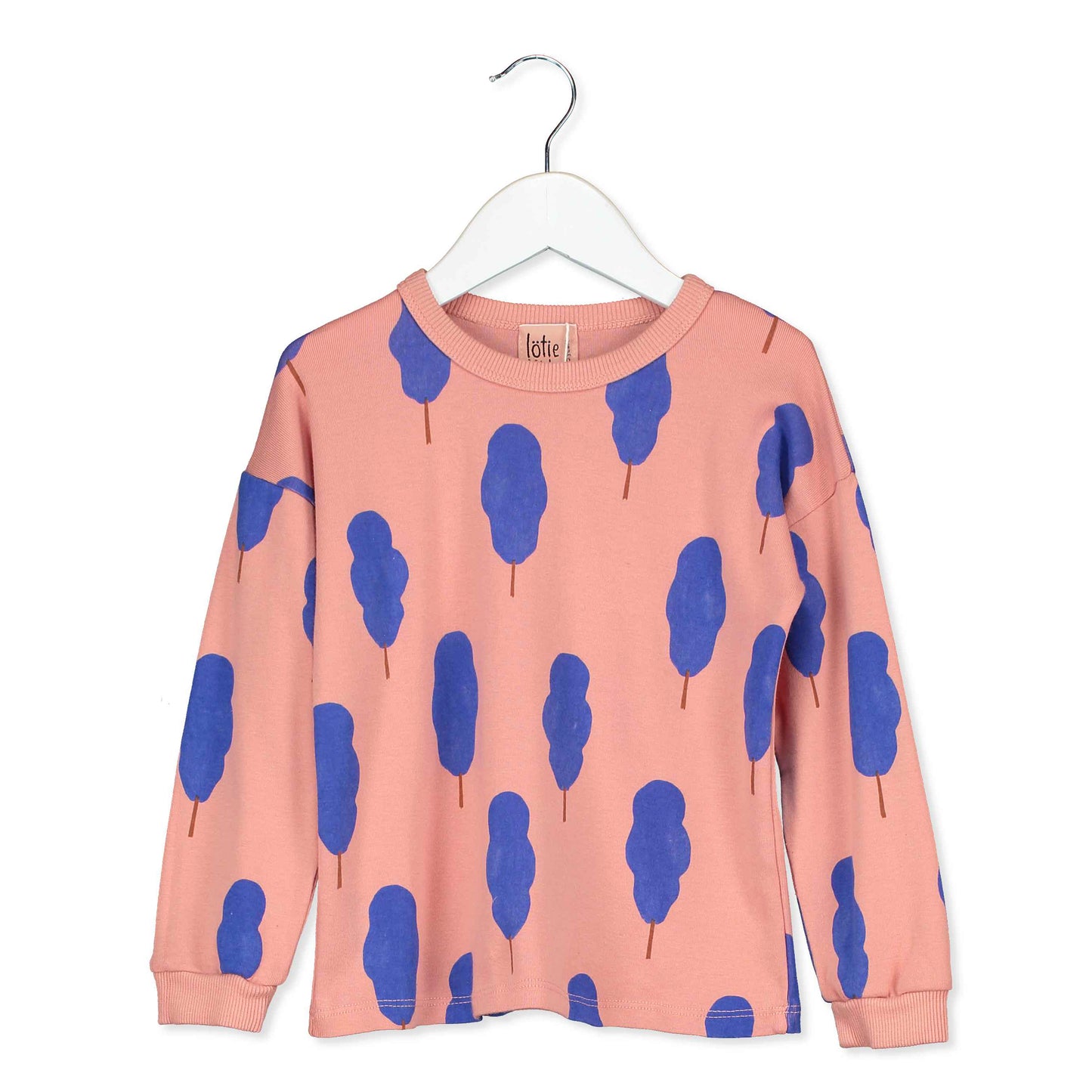 SALE: Langarm-Shirt mit Baum auf Rosa von Lötiekids
