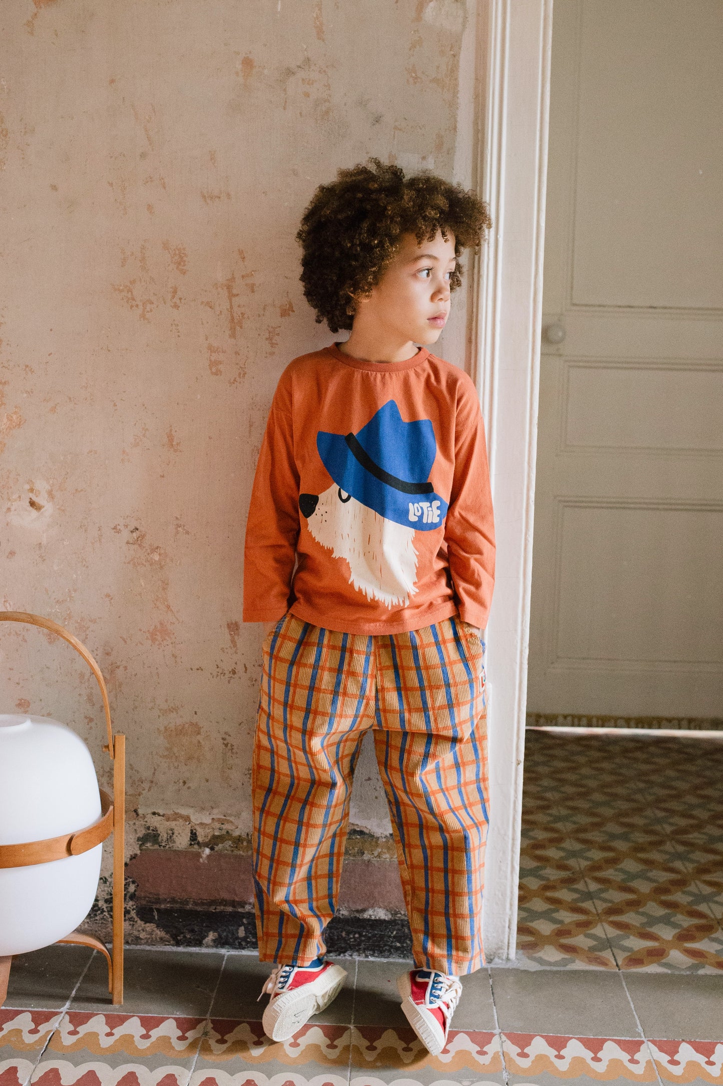 Langarm-Shirt Clay mit Eisbär von Lötiekids