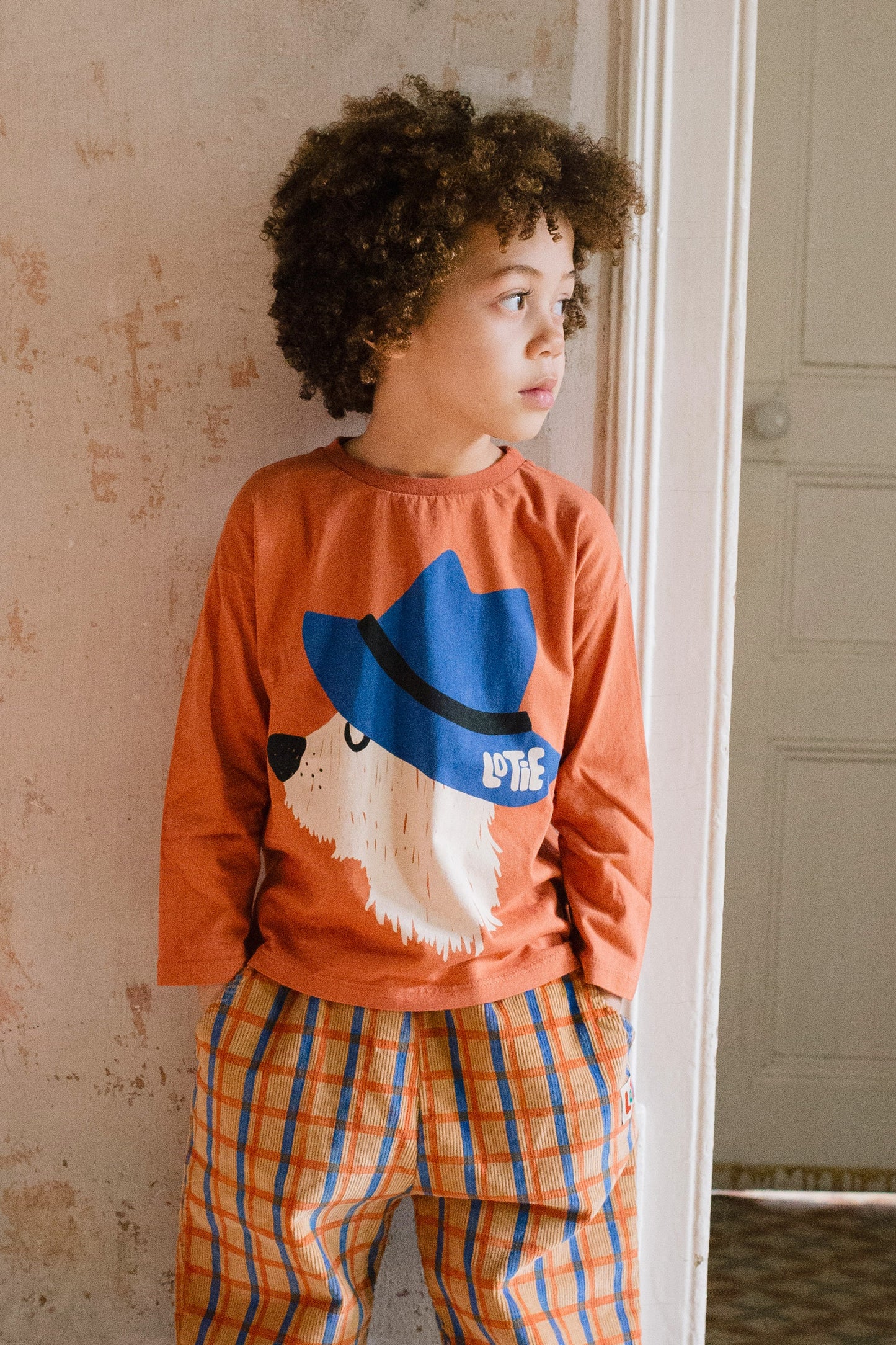 Langarm-Shirt Clay mit Eisbär von Lötiekids