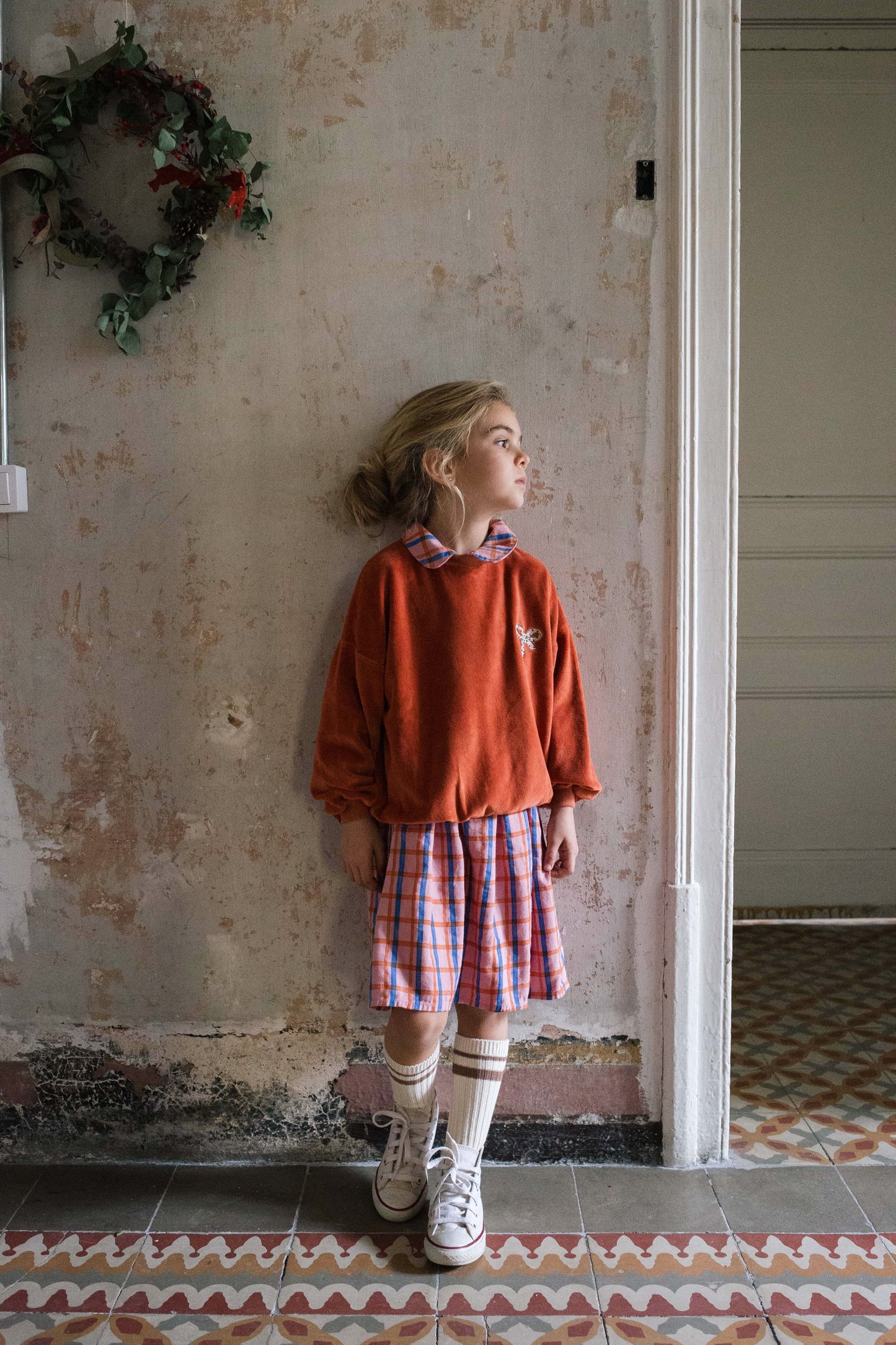 Sweatshirt Velours Clay von Lötiekids
