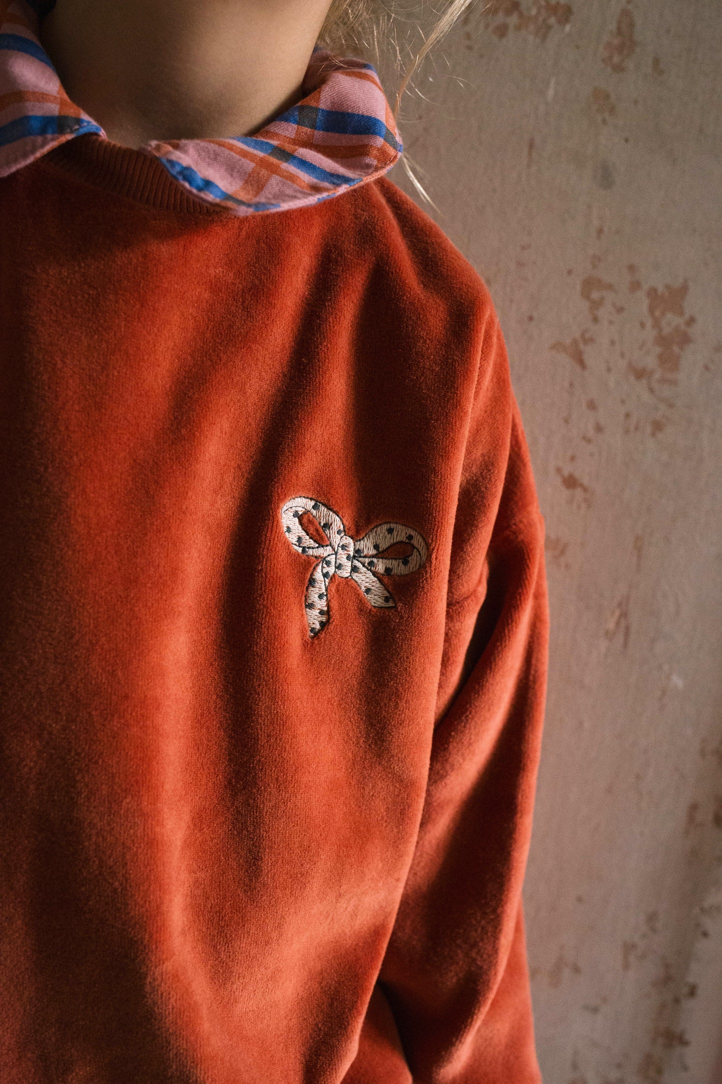 Sweatshirt Velours Clay von Lötiekids