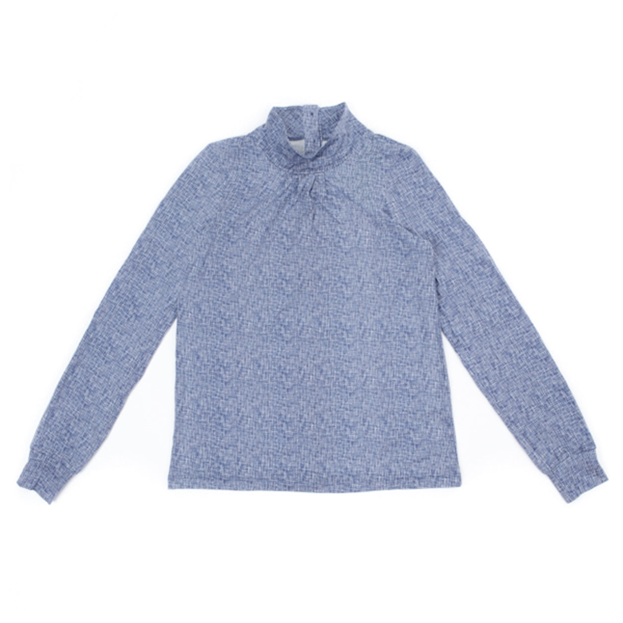 SALE -50%: Shirt mit Kragen meliert in Blau von Lily Balou