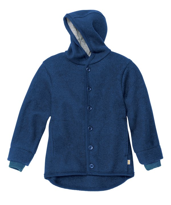 Wollwalk Winterjacke in Marine von Disana