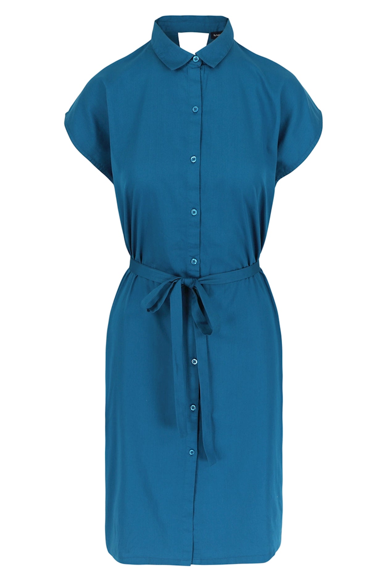 SALE: Satin-Kleid uni in Ozean von Lily Balou