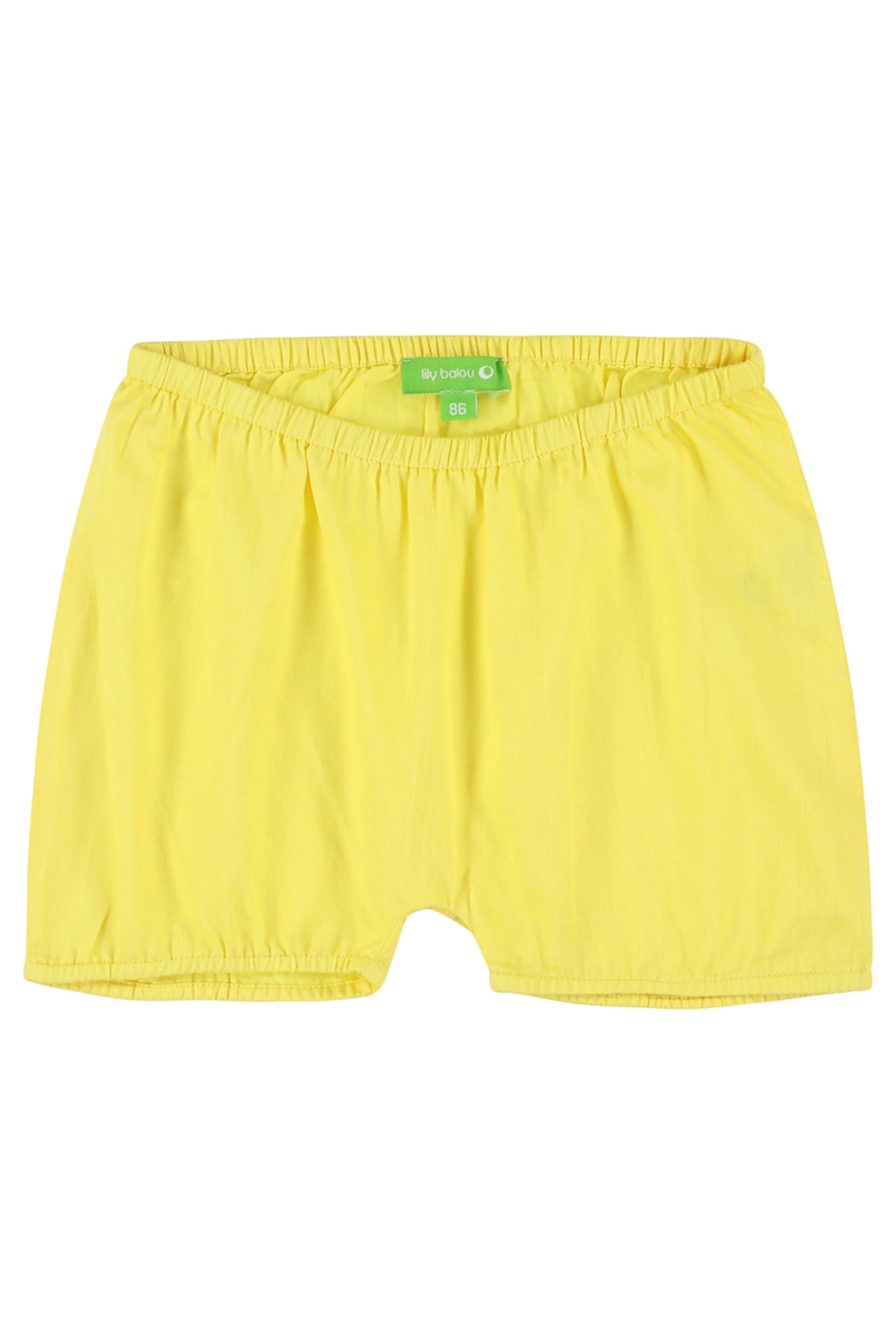 Baby-Bloomer in Zitrone aus Satin von Lily Balou