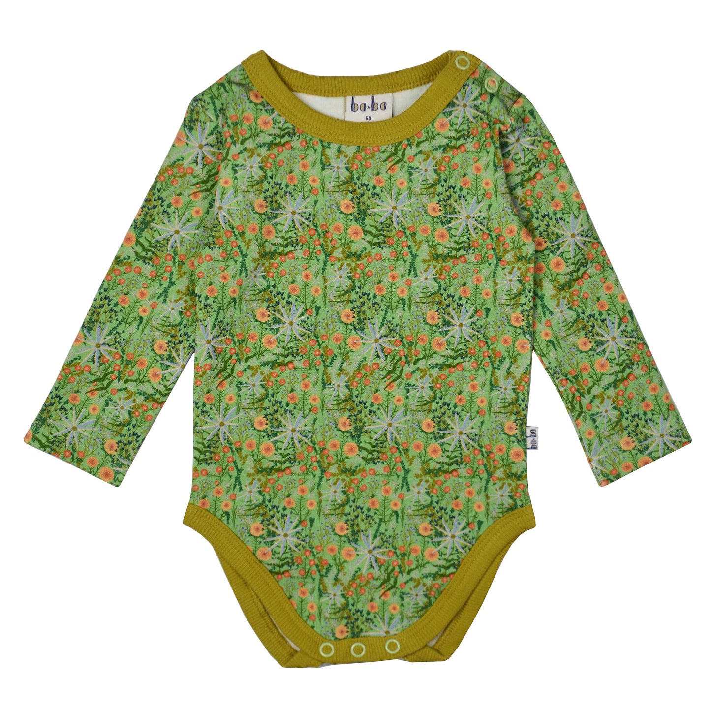 Langarm-Body mit Blumenwiese von Baba