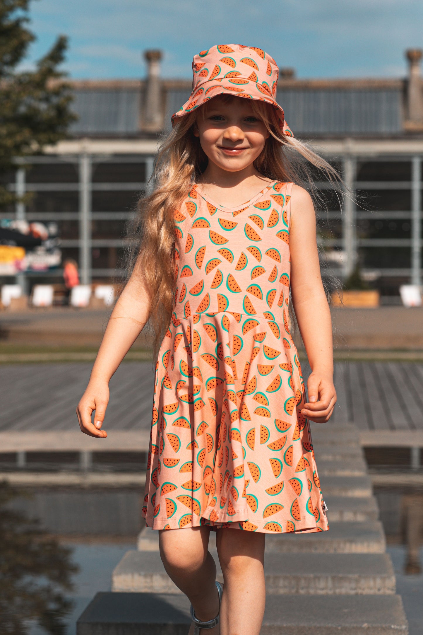 Sommerkleid Lula mit Wassermelonen von Onolulu