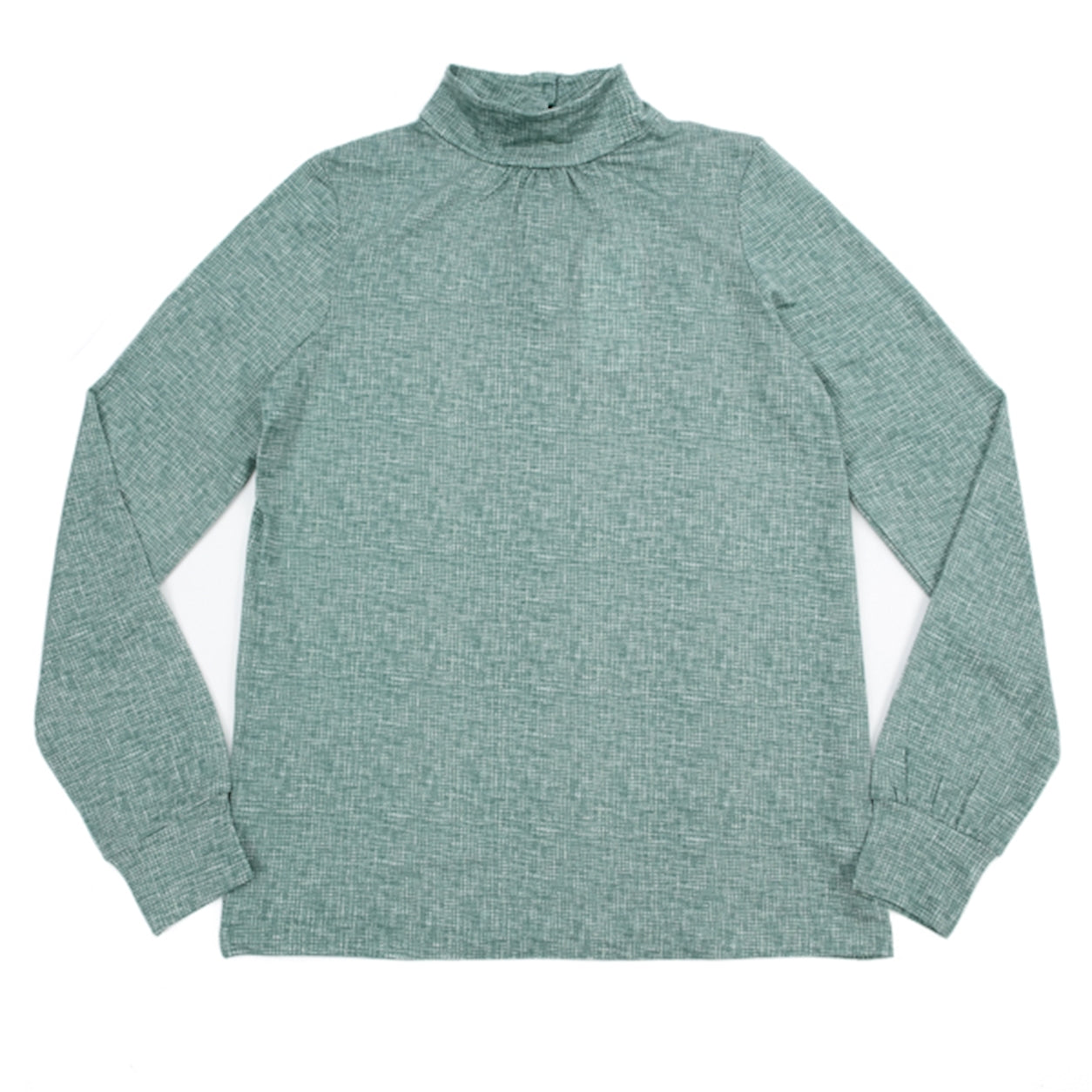 SALE -50%: Shirt mit Kragen meliert in Grün von Lily Balou