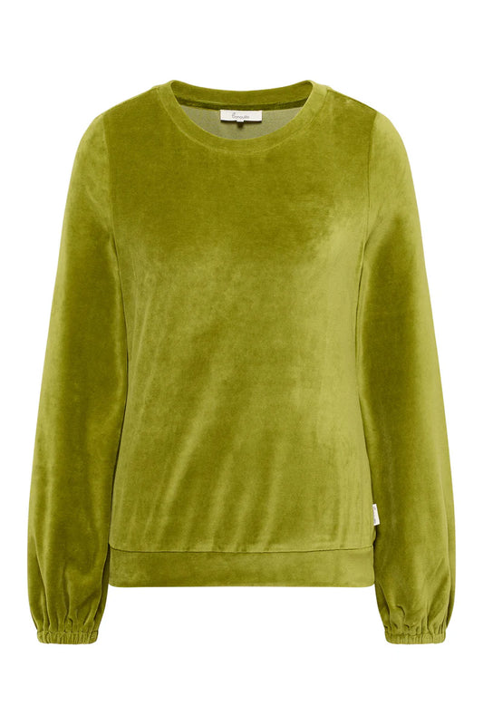 Velours-Pulli in Golden Cypres von Tranquillo