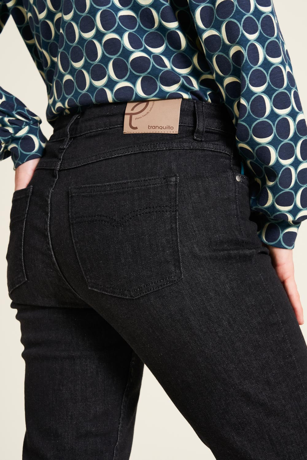 SALE: Skinny-Jeans in Schwarz von Tranquillo