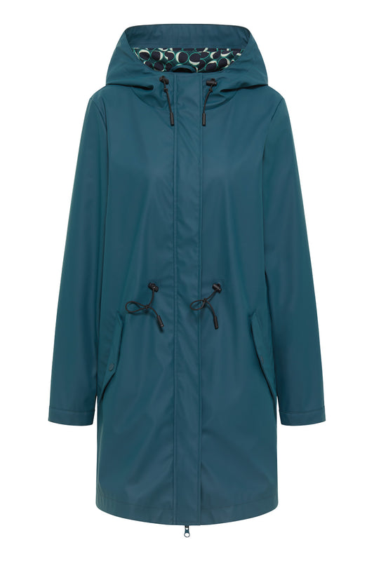 Regenjacke in Petrol von Tranquillo