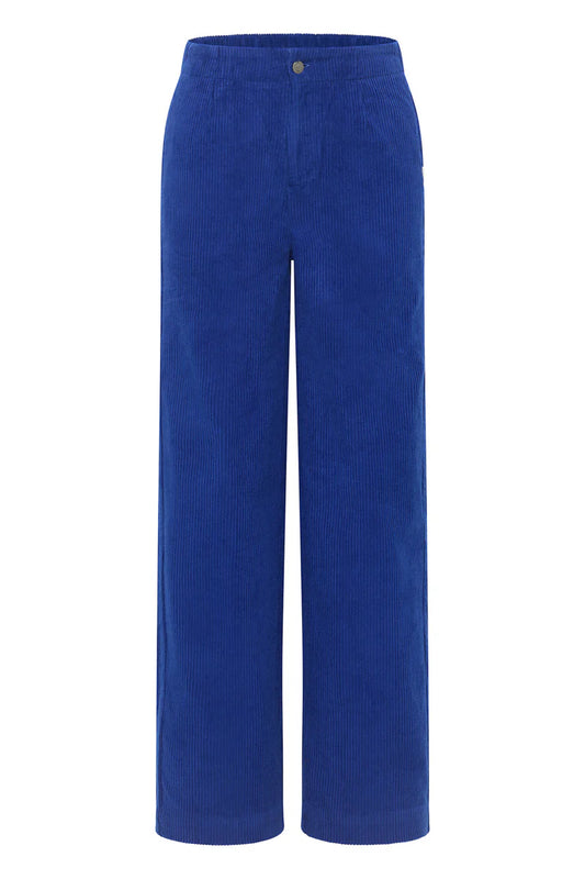 Cord-Hose in Tintenblau von Tranquillo