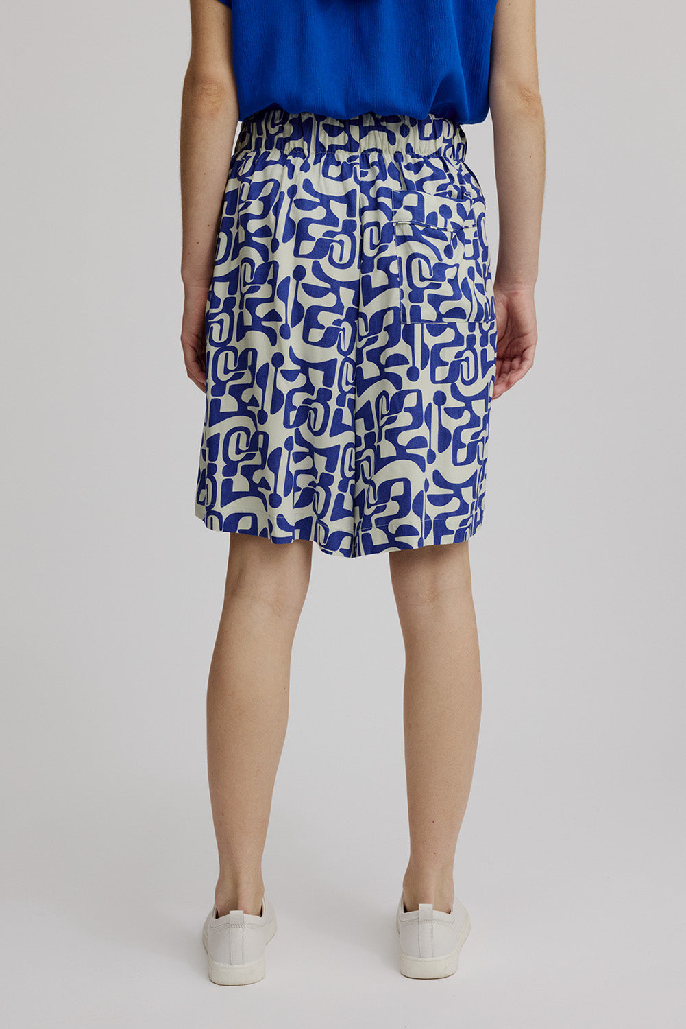 Shorts Blau gemustert Tranquillo