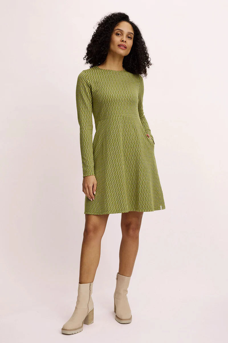 Jacquard-Kleid Seaweed von Tranquillo