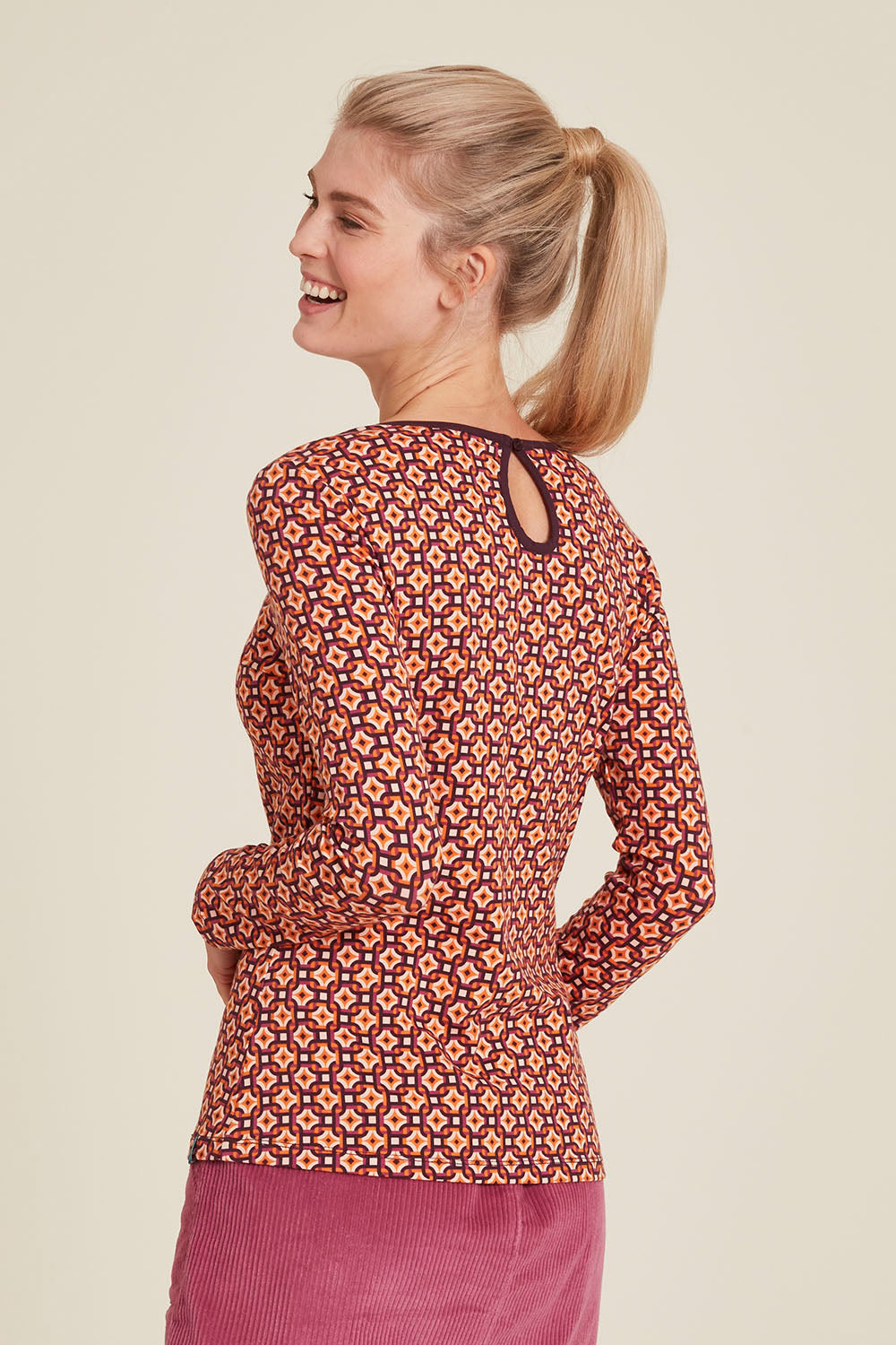 Langarmshirt Tiles von Tranquillo