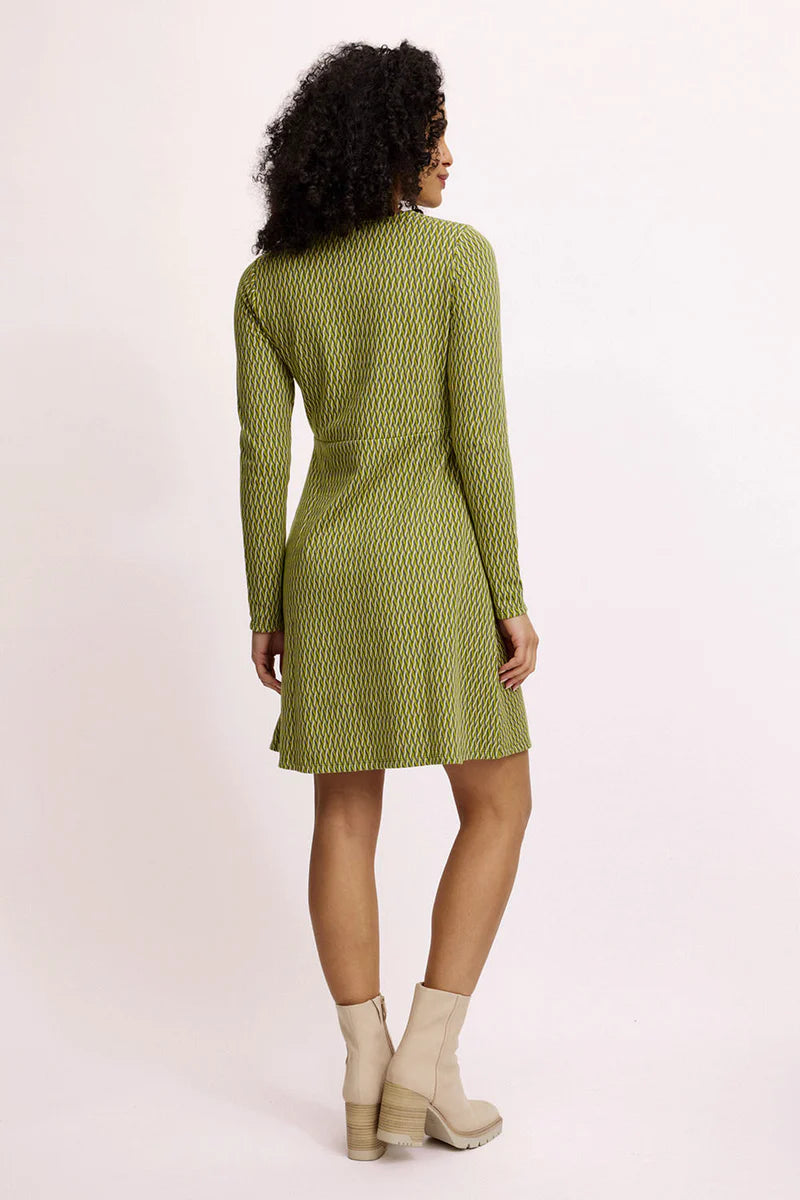Jacquard-Kleid Seaweed von Tranquillo