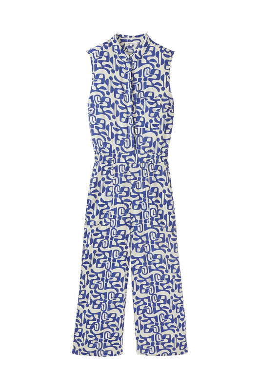 Jumpsuit Blau gemustert Tranquillo
