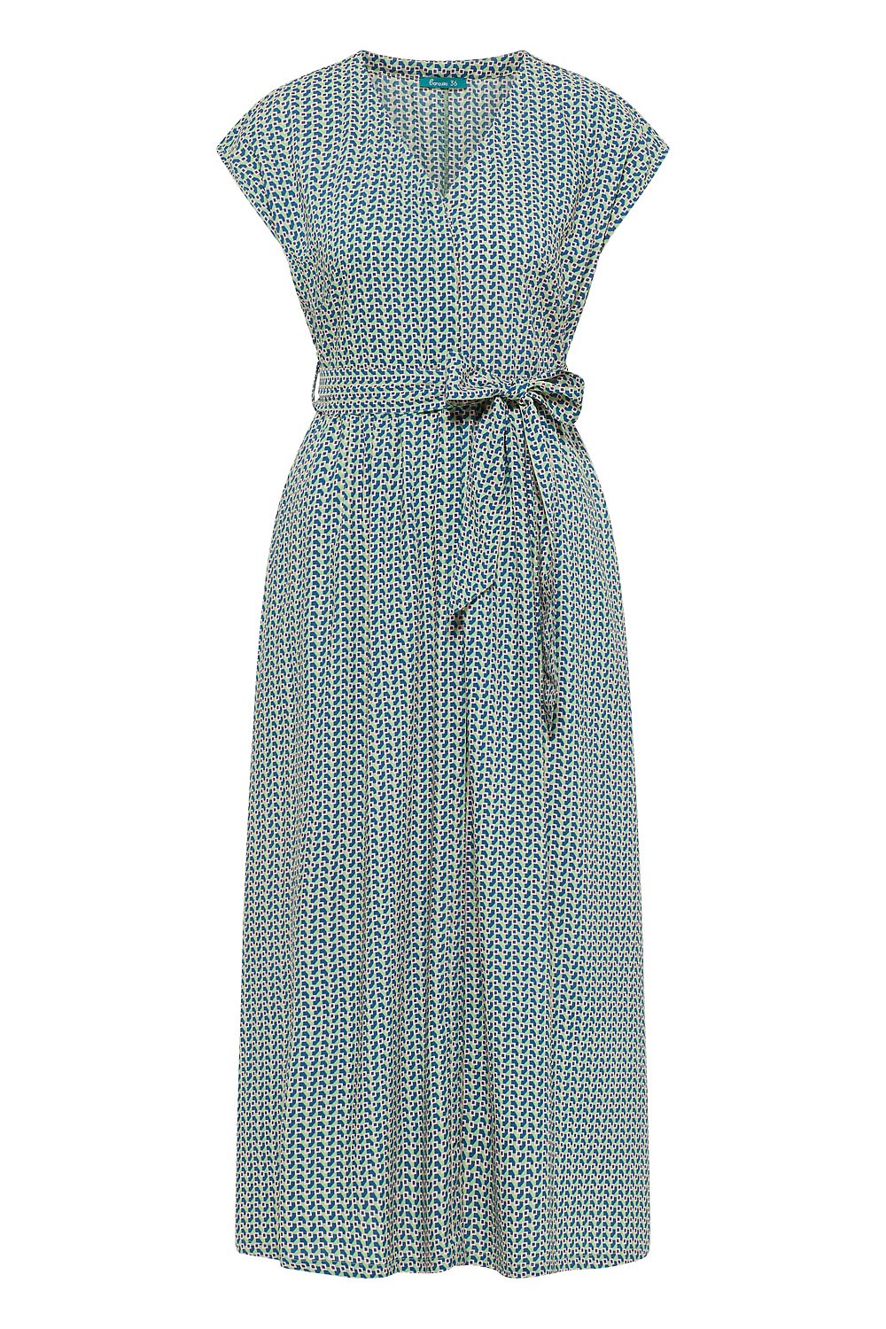 SALE: Langes Sommerkleid Cubes von Tranquillo
