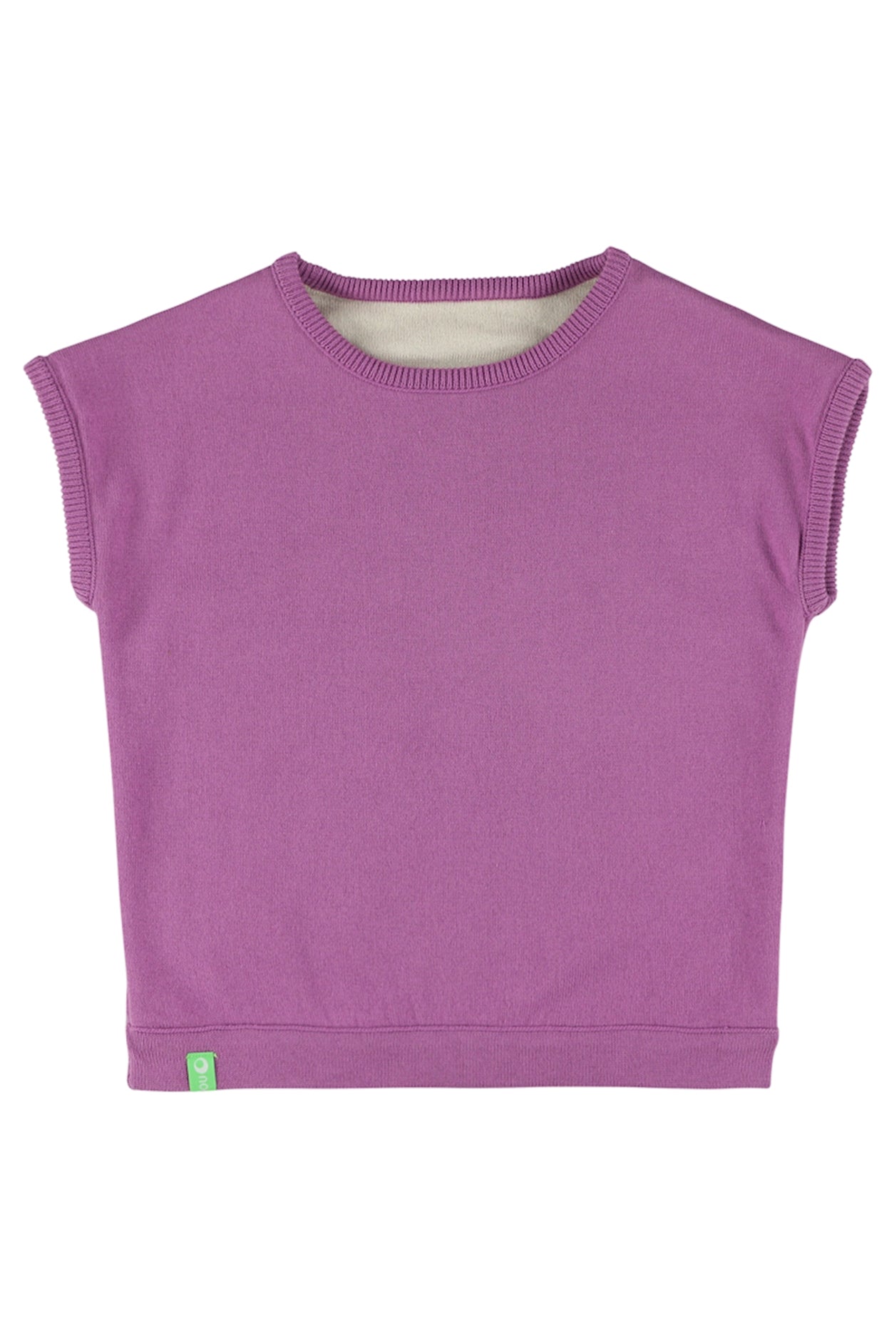 Wendbares Strick-Shirt im weiss und maulbeer-violet von Lily Balou