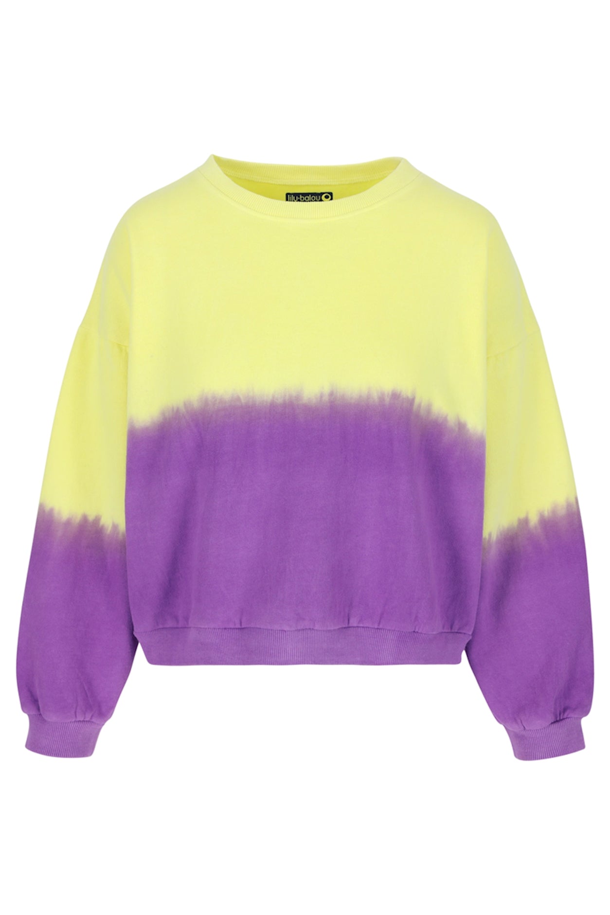 SALE: Dip dye Pulli Gelb/Violett von Lily Balou