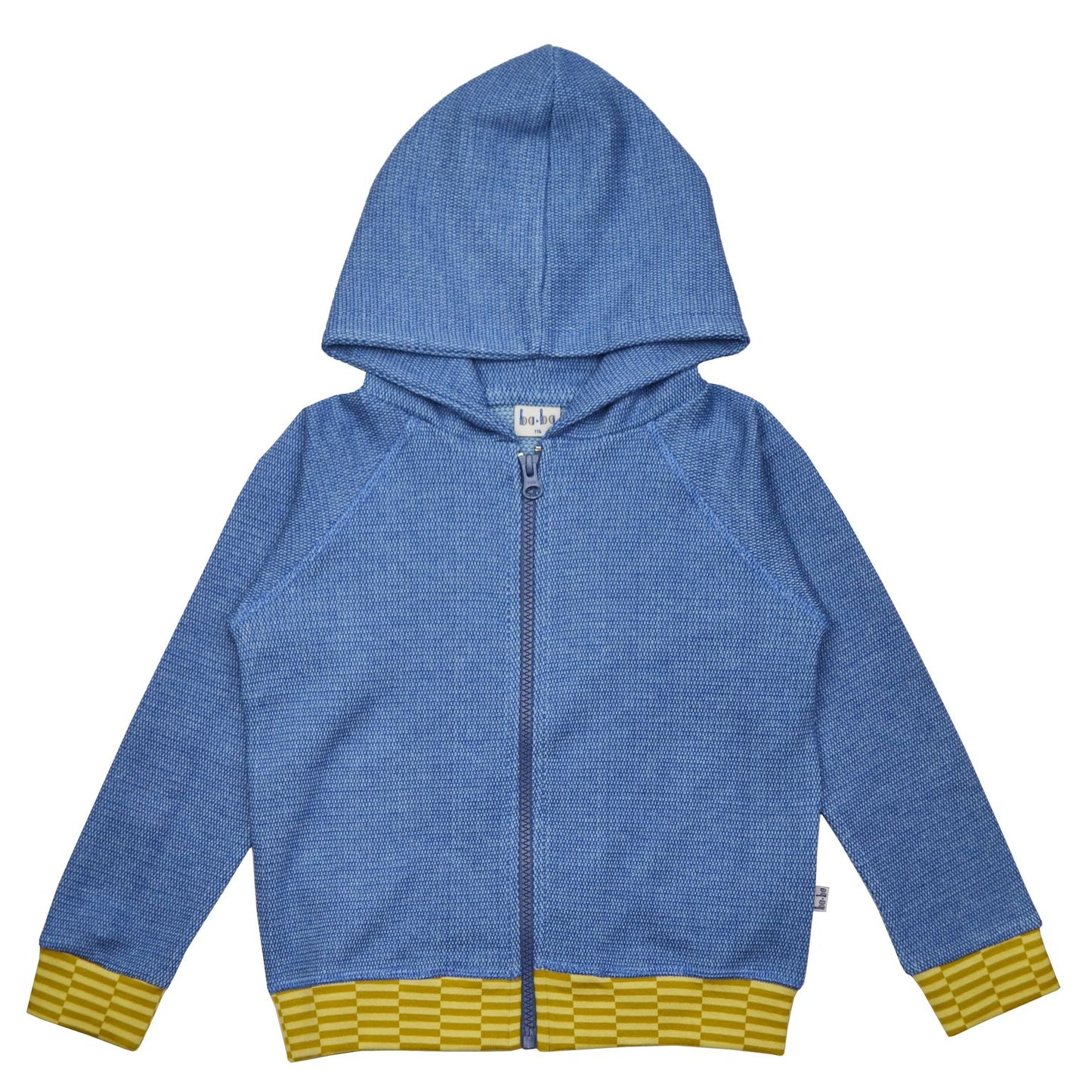 Kapuzenjacke Jacquard in Jeansblau von Baba