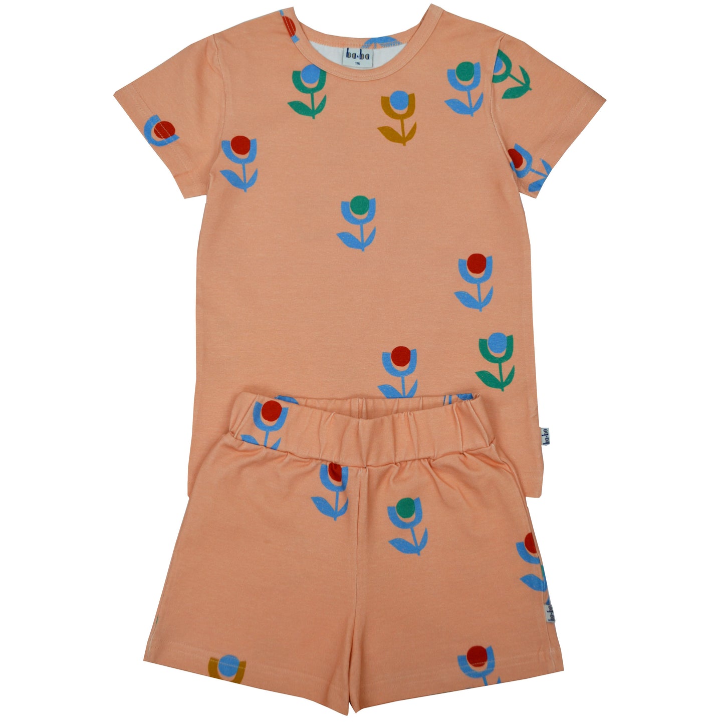 SALE: Sommer-Pyjama 2-teiler mit Blumen von Baba