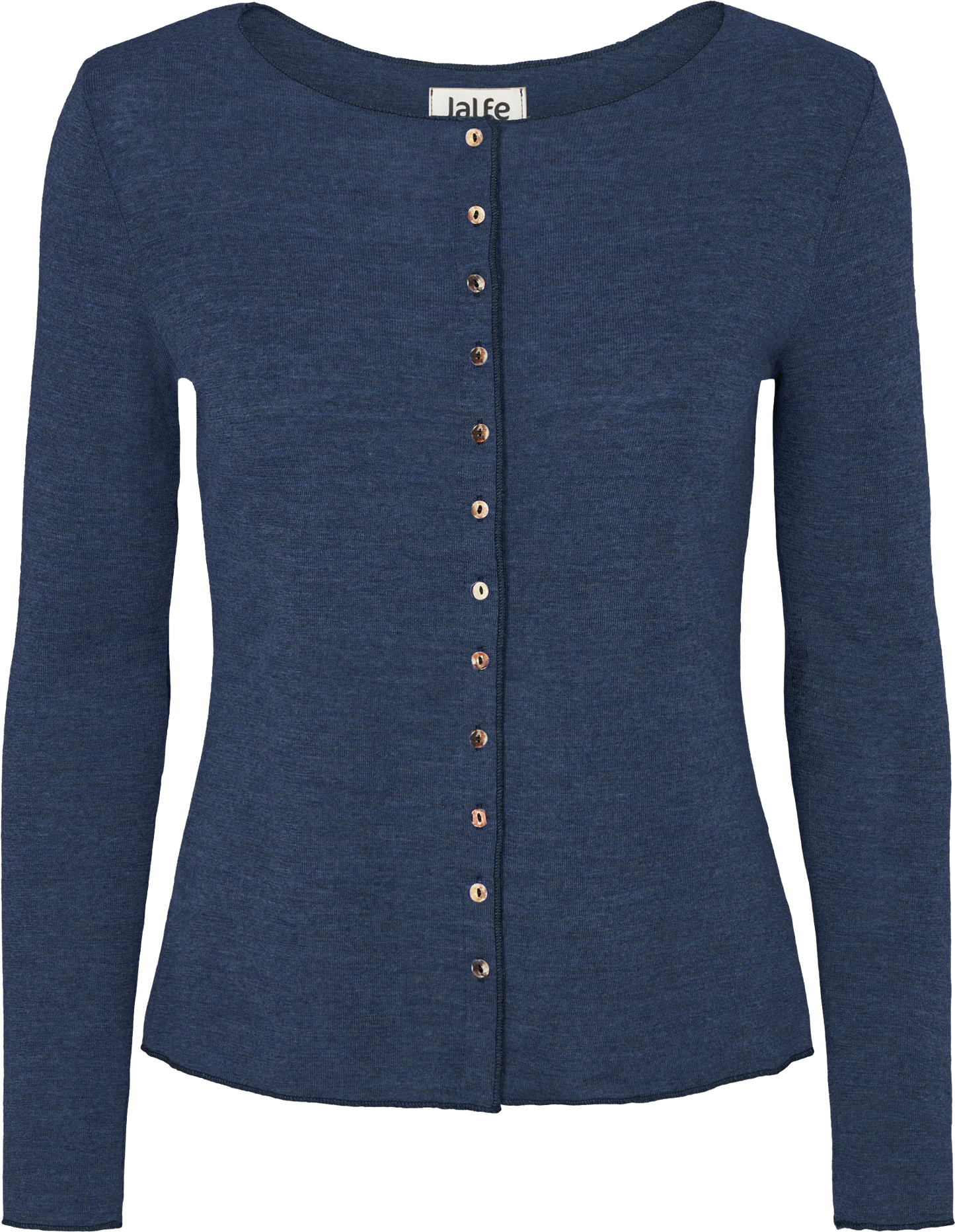 Wolle-Cardigan in Jeans Blue von Jalfe
