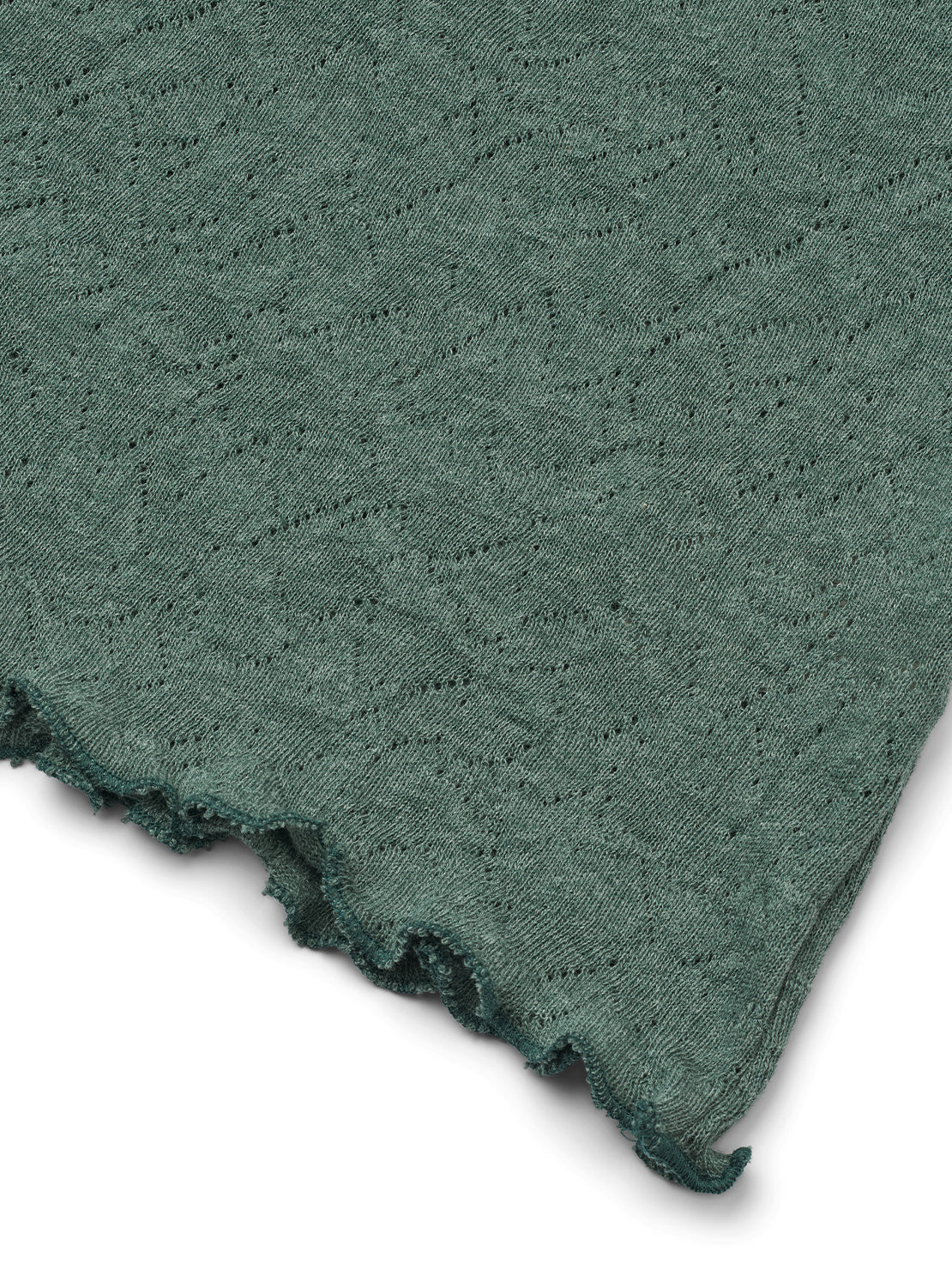 Baumwoll-Cardigan Jacquard in sea melange von Jalfe