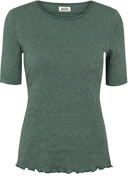 T-shirt Jacquard in sea mélange von Jalfe