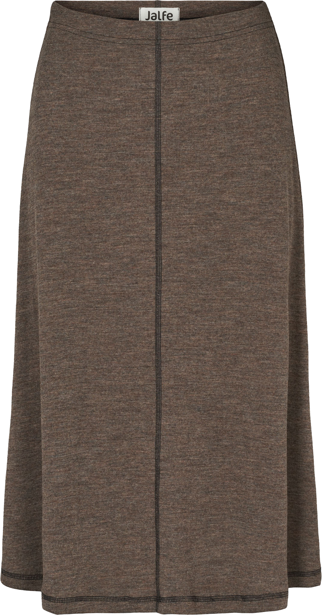 Damenjupe in A-Form in Wood Melange von Jalfe