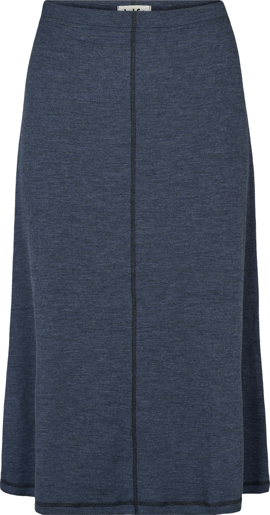 Damenjupe in A-Form in Denim Melange von Jalfe