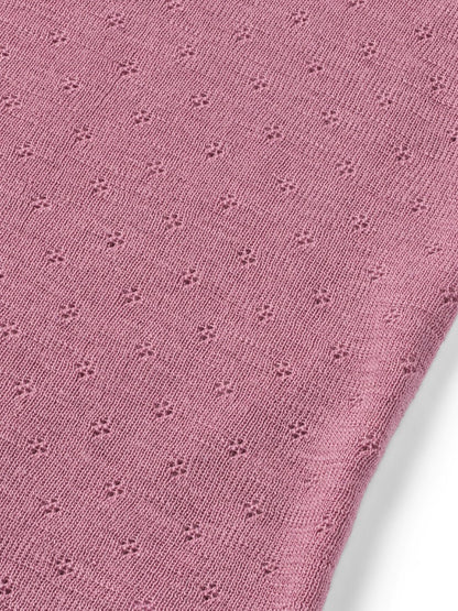 Wolle Wickel-Cardigan in Blush von Jalfe