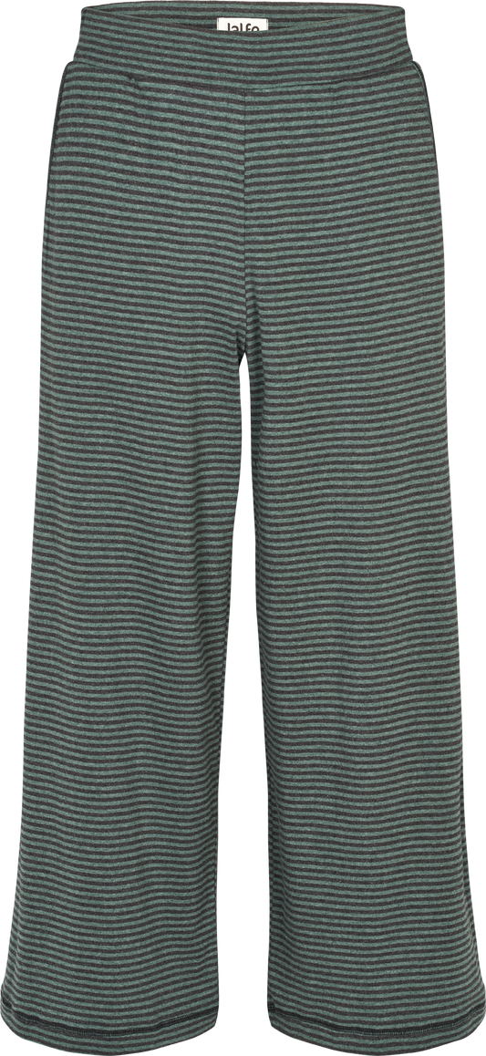 Hose gestreift Anthrazit/Sea mélange von Jalfe