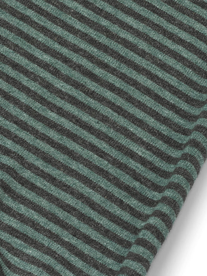 Hose gestreift Anthrazit/Sea mélange von Jalfe