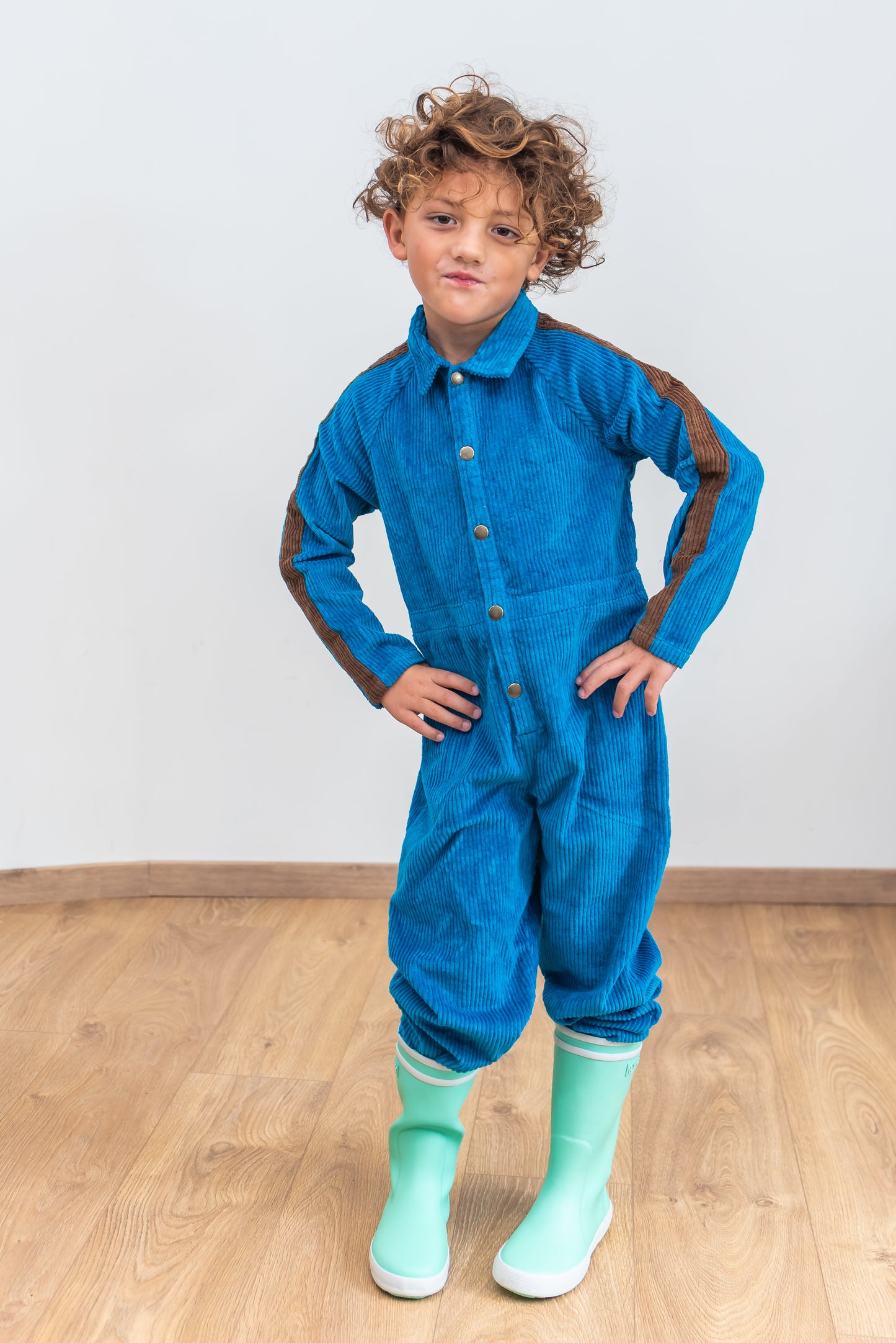 SALE: Cord-Overall Stay Wild in Mykonos Blue von Lily Balou