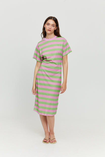 Sommerkleid gestreift mit Cut-Out auf der Rückseite von Mazine