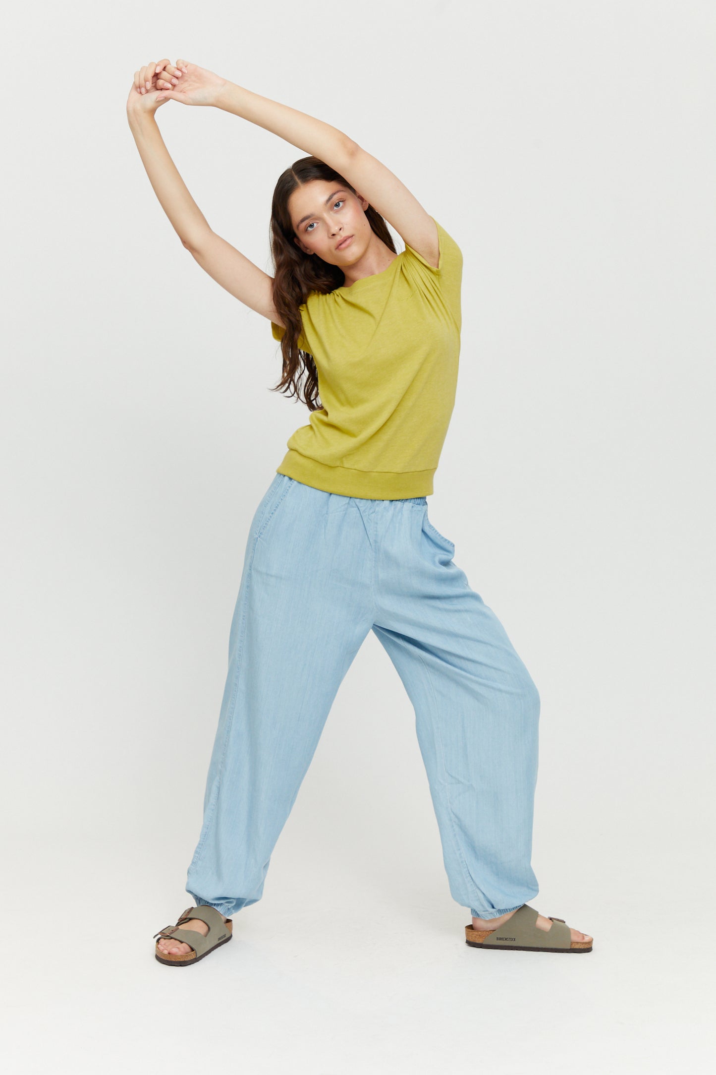 Helle Denim Sommerhose Ecovero von Mazine