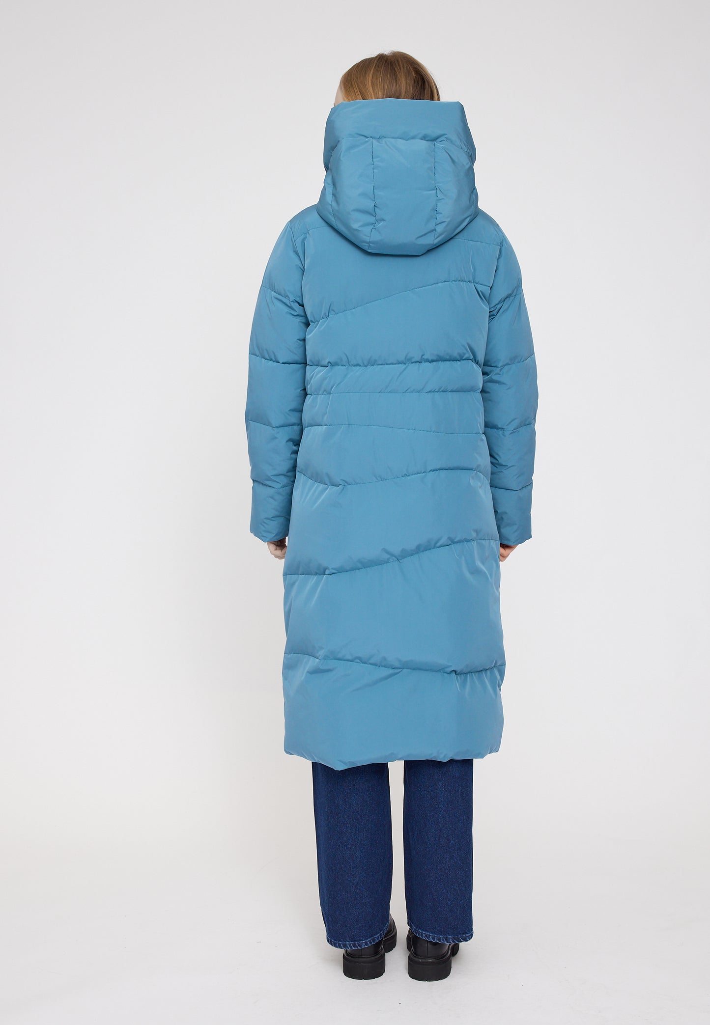 Wintermantel in Storm Blue von Mazine
