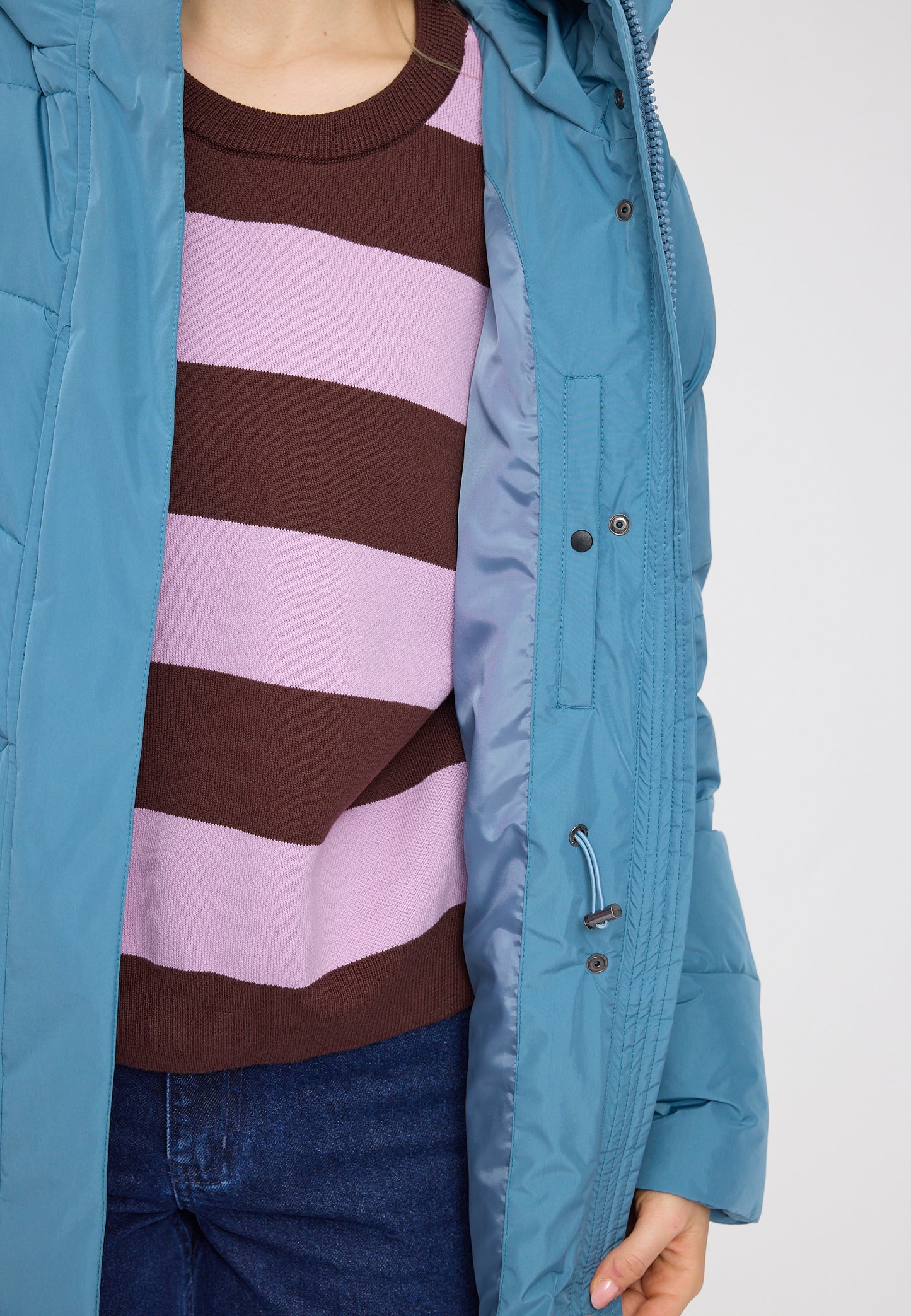 Wintermantel in Storm Blue von Mazine