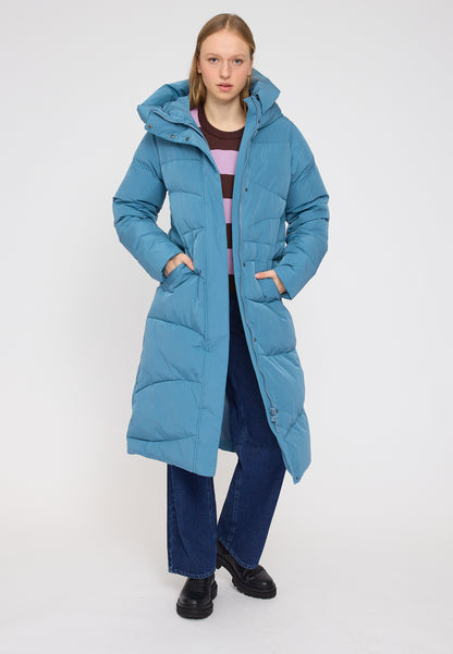 Wintermantel in Storm Blue von Mazine