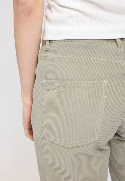Cordhose in Light Khaki von Mazine