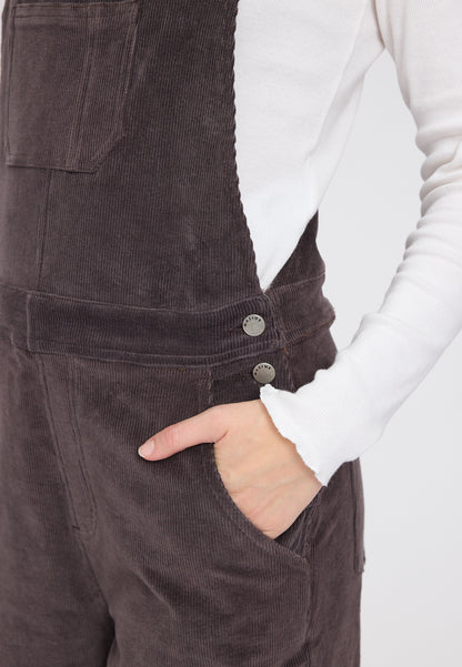 Cord-Latzhose in Braun von Mazine