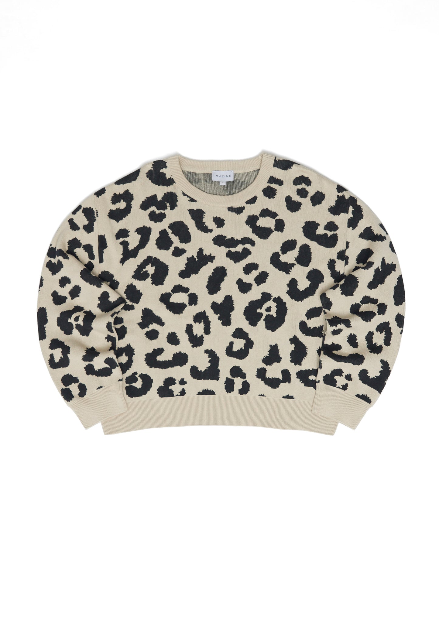 Pulli gestrickt Leomuster von Mazine