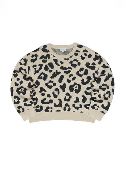 Pulli gestrickt Leomuster von Mazine