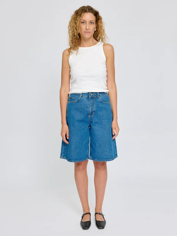 Denim Bermuda Shorts von Mazine
